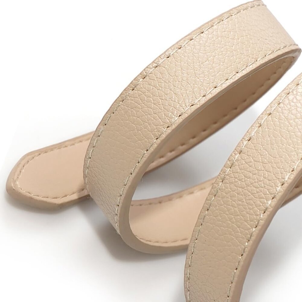 Women Leather Belts Vintage Irregular Waist Belt for Dresses Tie Knot Waistband - Picture 6 of 6
